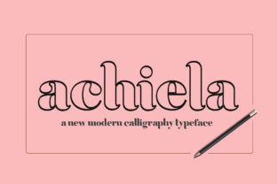 Achiela Font Family: Bold & Versatile for Modern Design
