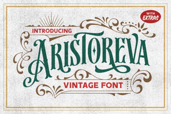 Aristoreva: A Vintage Display Font for Elegant Designs