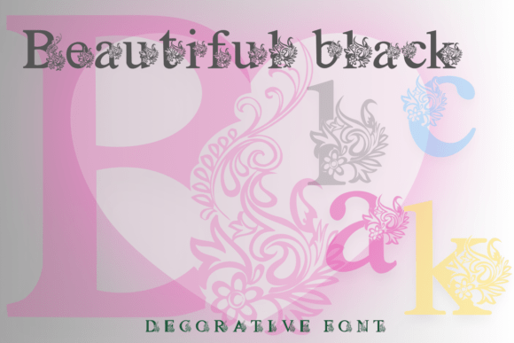 Beautiful Black: An Artistic Serif Font for Luxury Design