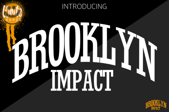 Brooklyn Impact: A Bold Varsity Typeface for Dynamic Designs