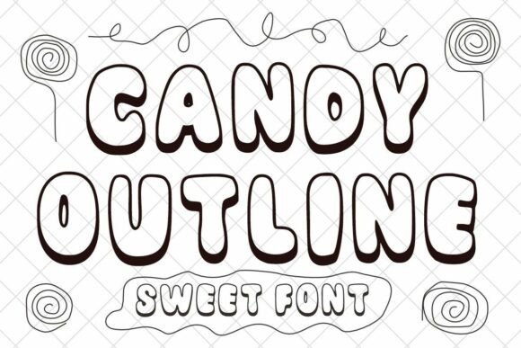 Candy Outline: A Sweet Font for Creative Projects