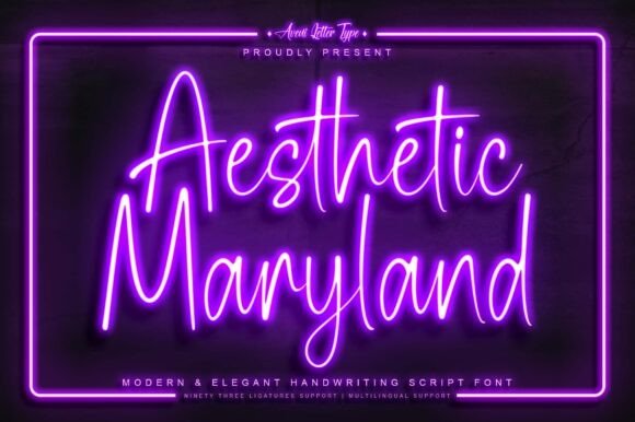 Discover the Aesthetic Maryland Font for Elegant Design