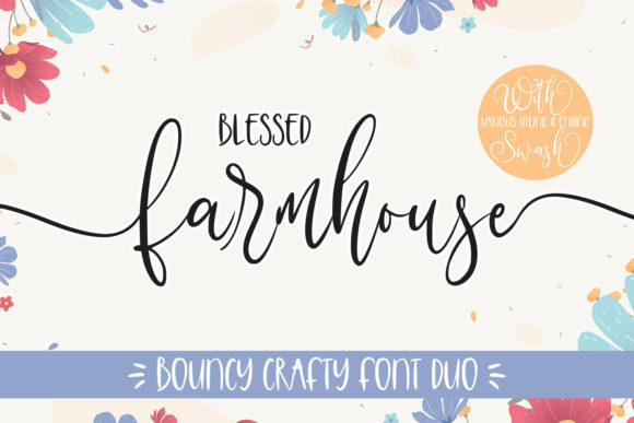 Discover the Charm of Blessed Farmhouse for Your Crafts