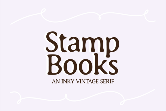 Discover the Elegance of the Stamp Books Typeface