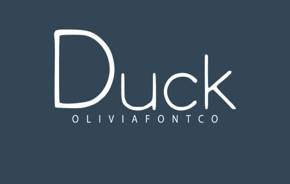 Duck: The Authentic Handwritten Font with Romantic Flair