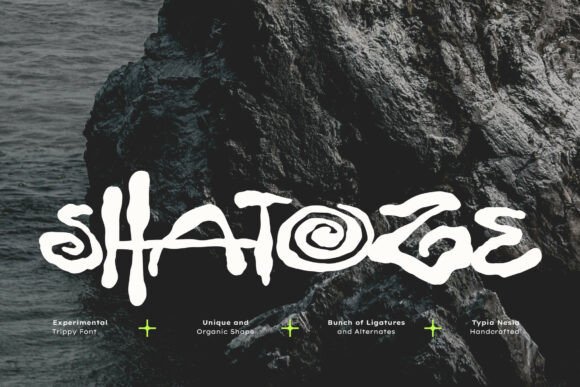 Shatoze: A Raw, Expressive Urban Graffiti Font