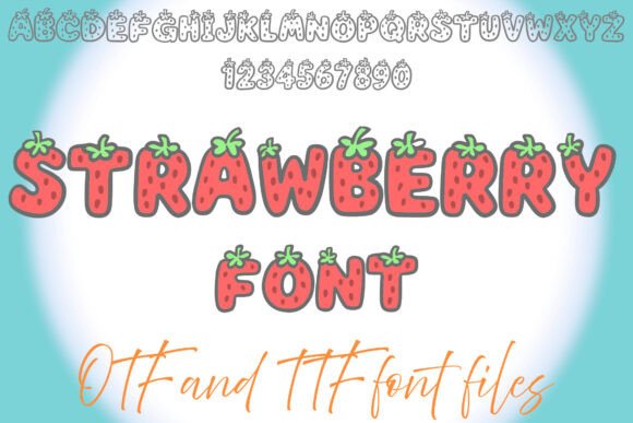 Strawberry: A Sweet & Playful Display Typeface
