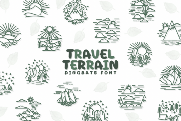 Travel Terrain: A Nature-Inspired Typeface for Modern Design