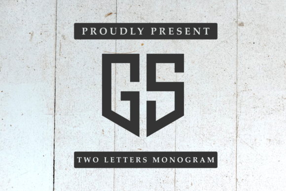 Two Letter Monogram: A Stylish Font for Creative Projects